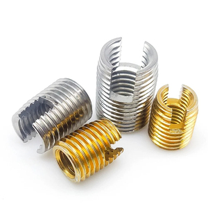 Inserti filettatura autofilettanti a vite a fessura per riparazione di filettature inserti filettati per metallo - Product Image 1