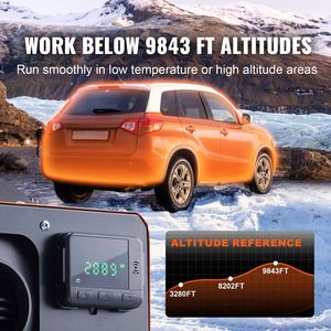 DB VEVOR 8KW <strong>All</strong>-in-One Diesel Air Heater 12V LCD <strong>Remote</strong> Control for Car RV &amp; Indoor Use DB VEVOR <strong>Remote</strong> Controls - Product Image 4