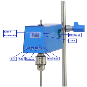 化学搅拌器液体洗涤剂混合器50L实验室顶置搅拌器 - Product Image 4
