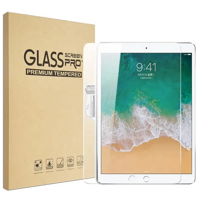 Protector de pantalla de vidrio templado de alta definición para iPad Mini 8,3 Air 10,9 11 Pro 12,9 pulgadas