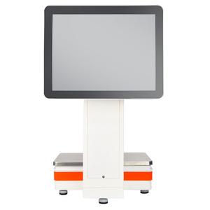 JSJ55D I3 15-дюймовый двухэкранный компьютер для супермаркета с кассовыми весами - Product Image 3