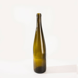 OEM ODM etiket etiket 750 ml 25 oz antik yeşil <span class=keywords><strong>Alsace</strong></span> Germanic kırmızı şarap paketi cam mantarlı şişe bitirmek