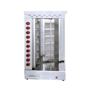 6燃烧器燃气立式烤鸡自动旋转制肉机迷你沙瓦玛机 - Product Image 3