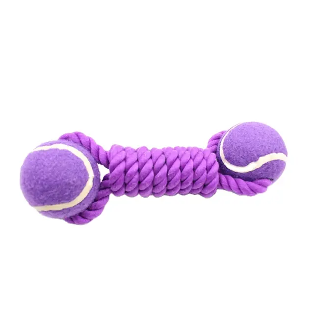 Jouets en forme de corde de Tennis en coton, meilleur produit pour mâcher, chien, animal de compagnie,