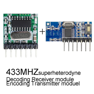 QIACHIP RX480E TX118SA-4 433,92 MHz Wireless Wide Voltage Coding Sender modul Decodierung Empfänger modul 4CH DIY Kit - Product Image 2
