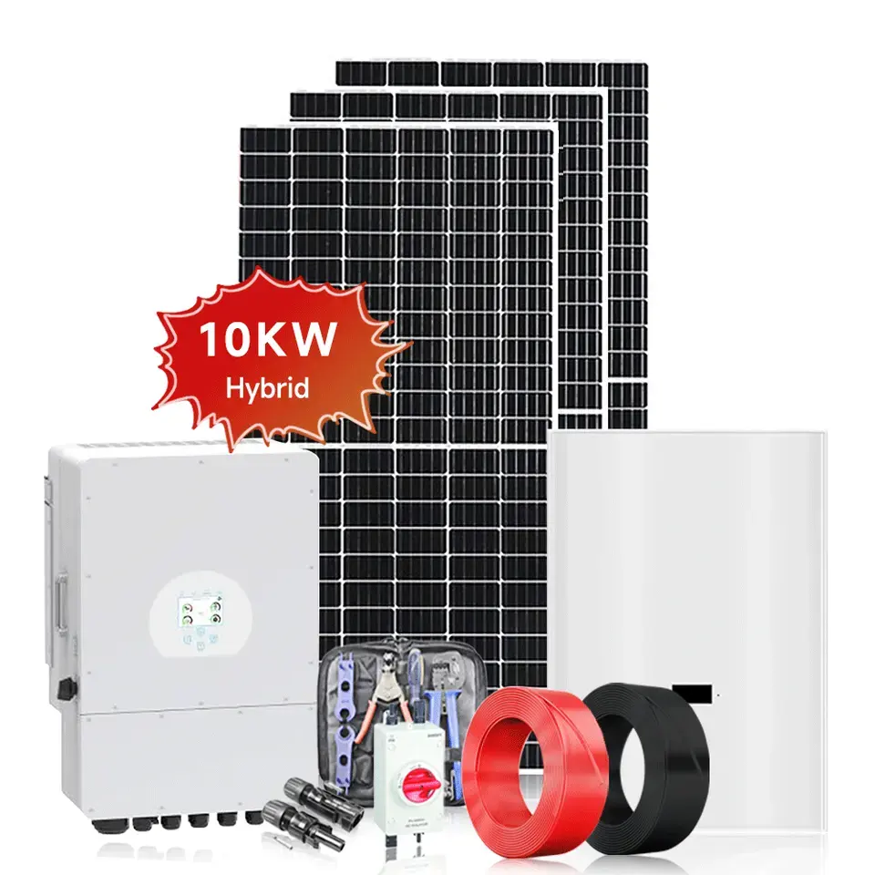 Gute Qualität Solaranlage 10KW Hybrid Solar Energy Products Hersteller Solar Power System mit Lithium batterie