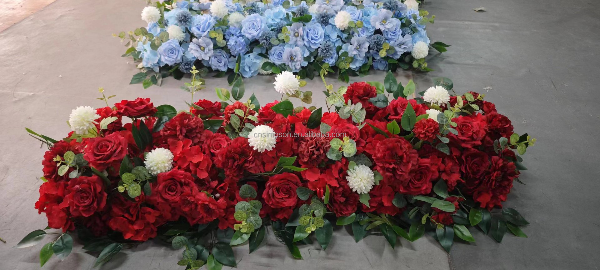 สีแดงและสีส้ม