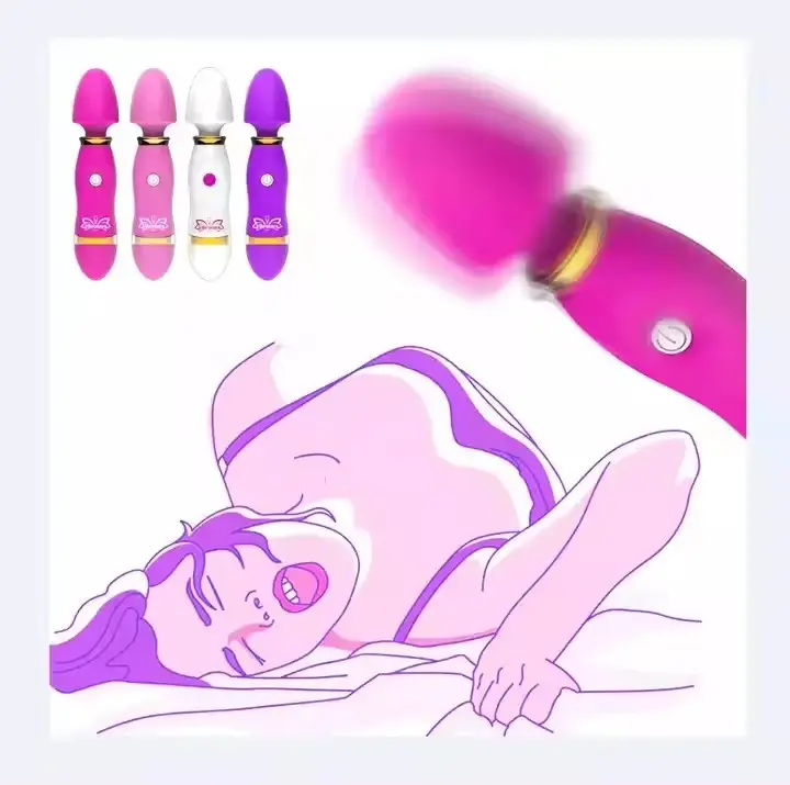 Vibrator kuat orgasme g-spot, produk permainan dewasa, mainan seks klitoris puting untuk wanita pasangan, Dildo