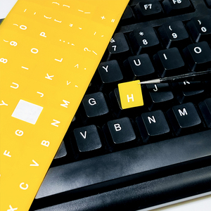 ラップトップデスクトップコンピュータキーボードオーバーレイカスタマイズ多言語ラップトップキーボード文字ステッカーラベル-アラビア語と韓国語 - Product Image 3