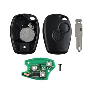 กุญแจรีโมทรถยนต์แบบไร้กุญแจ433MHz,2ปุ่มสำหรับ Renault Megane Modus Clio Logan Kangoo Sandero Duster - Product Image 6