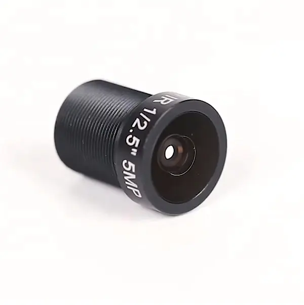F2.0 5mp 2.8mm HFOV 114 degree m12 mount ir board lens for 1/2.5" sensor