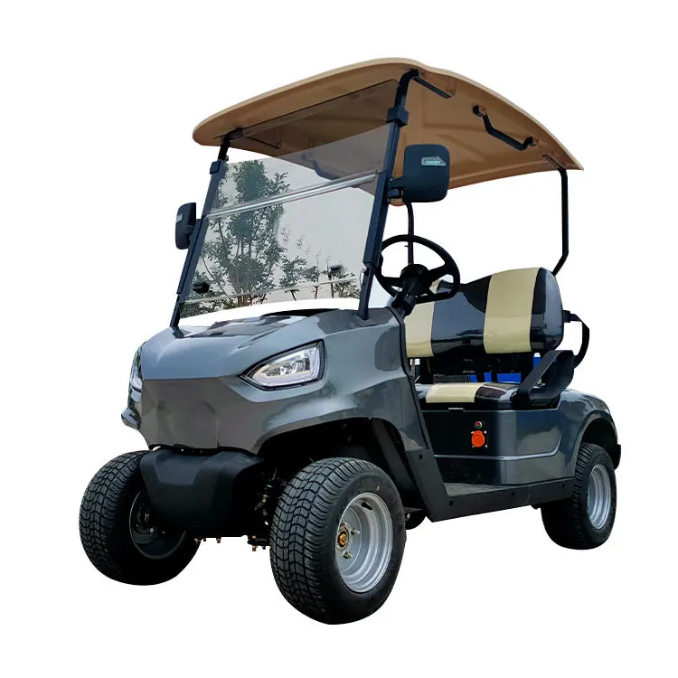 Carro de clube levantado 2 passageiros marca novo, poderoso 4 roda clube carro carro golfe carrinho de golfe elétrico