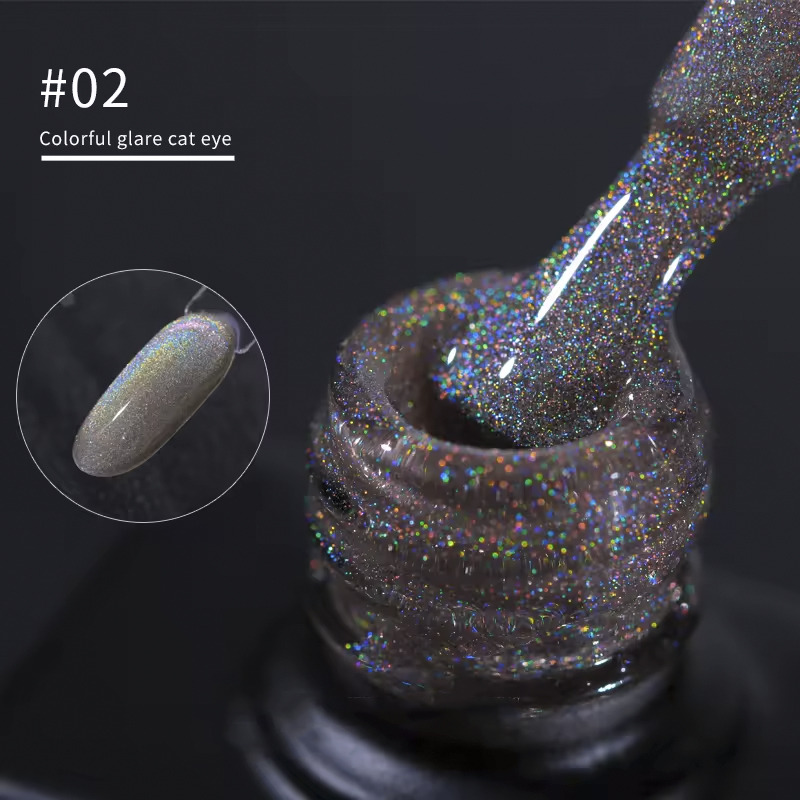 #02 Reflective Cat Eye Gel