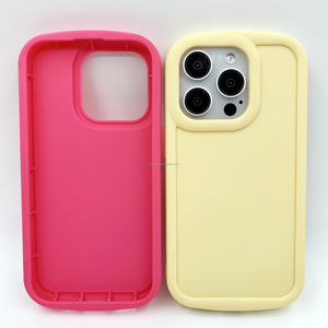 มาการองเคสโทรศัพท์มือถือ TPU สีสำหรับเด็กผู้หญิงเคสกันกระแทกแบบนิ่มกันตกสำหรับ iPhone 15 14 Pro เคสป้องกันสำหรับ Apple - Product Image 6