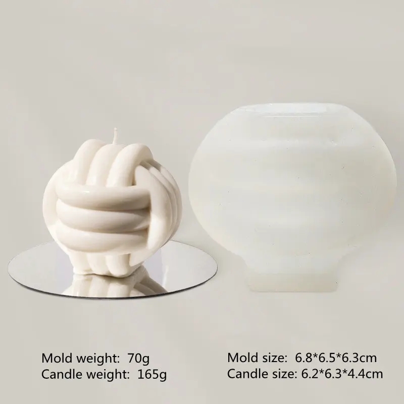 Large three-wire knotted wool ball mold