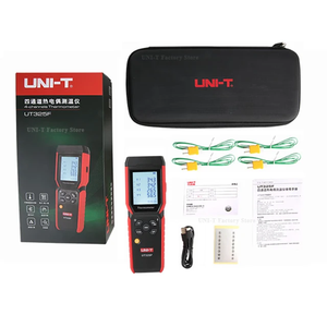 Termómetro digital UT325F, registrador de datos de temperatura de 4 canales, probador de termopar tipo K J T E R S N, 1 unidad - Product Image 3