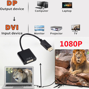 1080PDPアダプターDisplayPortディスプレイポート-DVIケーブルアダプターコンバーターオス-メスDP-DVIモニタープロジェクターディスプレイ用 - Product Image 5