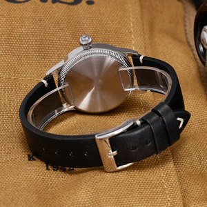 10 ATM Waterproof Genuine Leather Men Quartz OEM Customised Customizable Watch Montre Custom Reloj Logo - Product Image 5