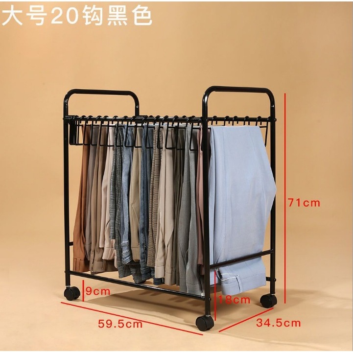A03H-60 Wide Black 20 Hook