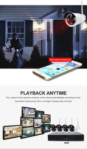 Tuya Smart 8CH Wireless 3MP NVR Kit with 10.1inch HD Screen Monitor Detection Security CCTV Camera System - Product Image 3