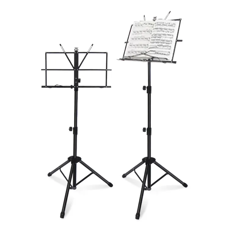 Musical Instrument Trippod Sheet Music Stand Portable Travel Music Stand With Carrying Bag