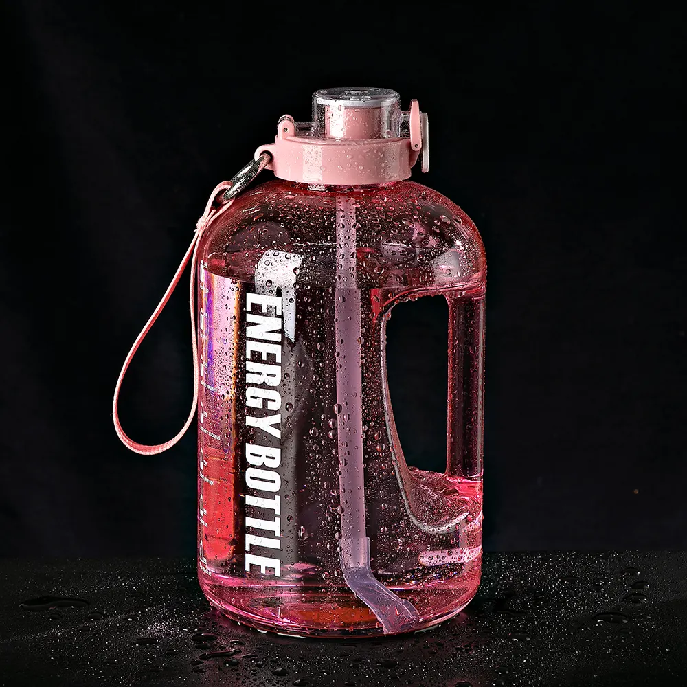 चौड़े मुंह बड़े क्षमता जिम के लिए BPA मुक्त पानी सुराही खेल पानी की बोतल