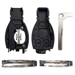 2/3/4ปุ่มสำหรับ Mercedes Benz BGA NEC C E R S CL GL SL CLK W211 W203 W204ปลอกหุ้มกุญแจรีโมทรถยนต์อัจฉริยะ