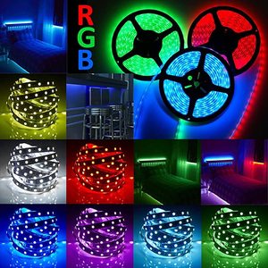 RGB SMD5050 IP20/IP65 LED-Licht leiste Flexibler Farbbandst reifen DC 12V RGB-Diodenband-IR-Controller-Adapter mit 44-Tasten-Controller - Product Image 6