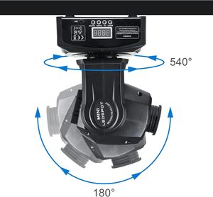 Luce 2025 da palcoscenico 60W RGBW a LED con luce mobile con controllo DMX lampada rotante attivata per DJ discoteca Wedding Club - Product Image 4