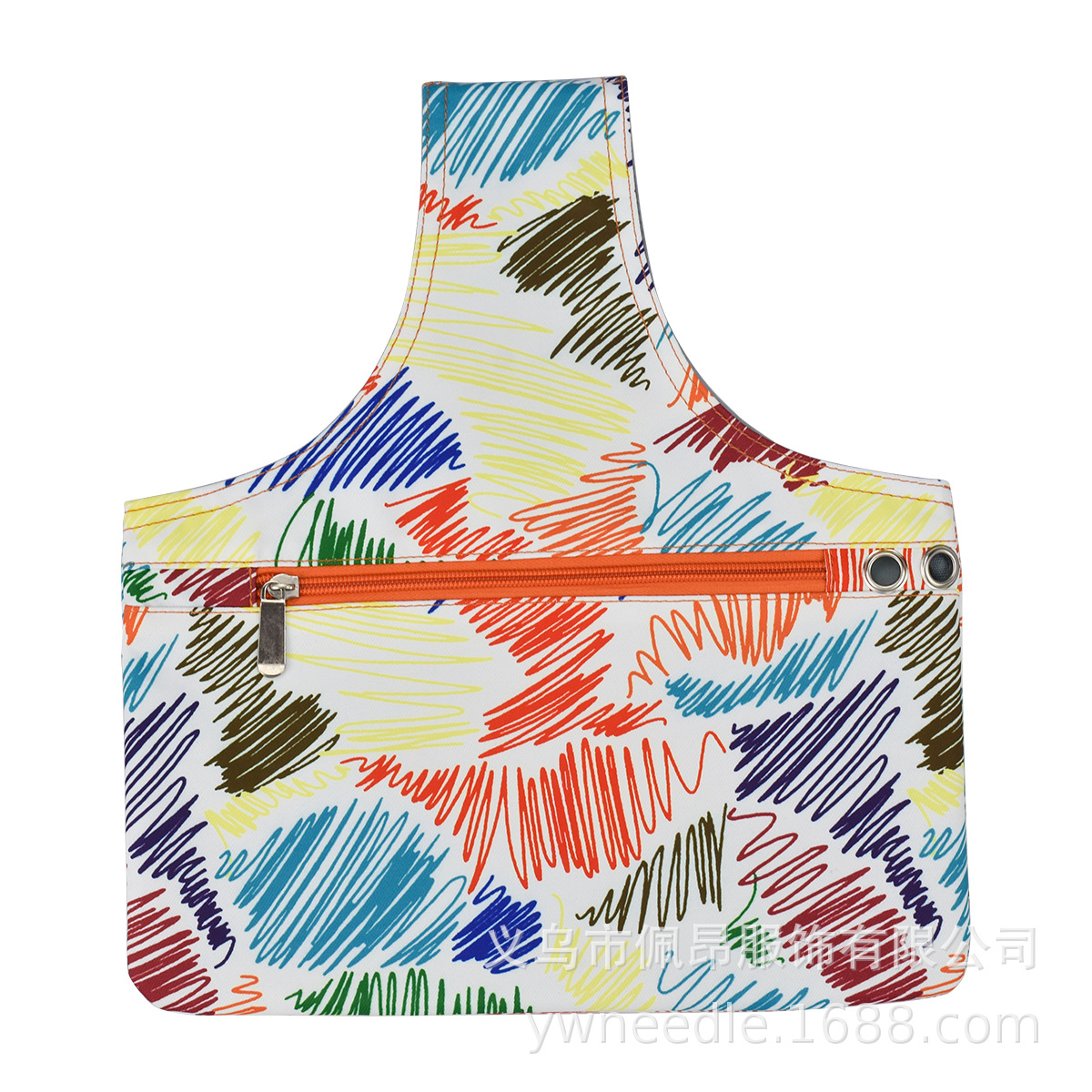 Line pattern handbag
