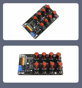 8-Wege-Kanal-Servocontroller-Modul Drehknopf-Lenkgetriebe Überstromschutz-Servo tester platine für Manipulator-RC-Car - Product Image 2