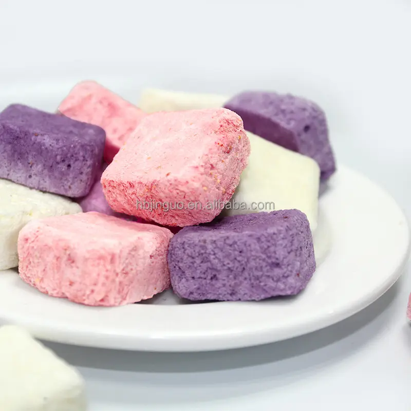 Rux — Cube de yaourt séché à la main, 8 parfums exotiques, populaire chinois, fruits secs, ensemble de collations pikaches, 2021