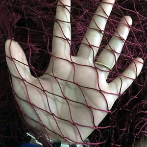 Tewango Knotted Net Mesh Rot Nylon Sport zaun Netz Farm Aquakultur Fischs chutz Kunststoff Anti-Vogel-Netz