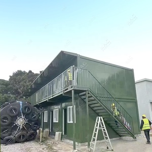 Casa contenedor prefabricada edificio modular estructura de acero