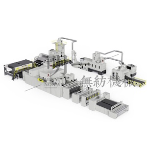 HIWIN Vlies Polyester faser Watte Thermisch gebundene Polsterung Herstellung Maschine Produktions linie für Heim textilien - Product Image 1