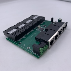 10/100M Reverse POE Fast Ethernet Glasfaser schalter 4 F2E/4 F4E Ausgang 12V Optischer Medien konverter Ethernet SC PCBA - Product Image 3