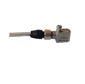 Sensor de velocidad de vibración piezoeléctrico de salida lateral de modo IEPE serie 311V02 (transmisor integrado de vibración piezoeléctrica) - Product Image 1