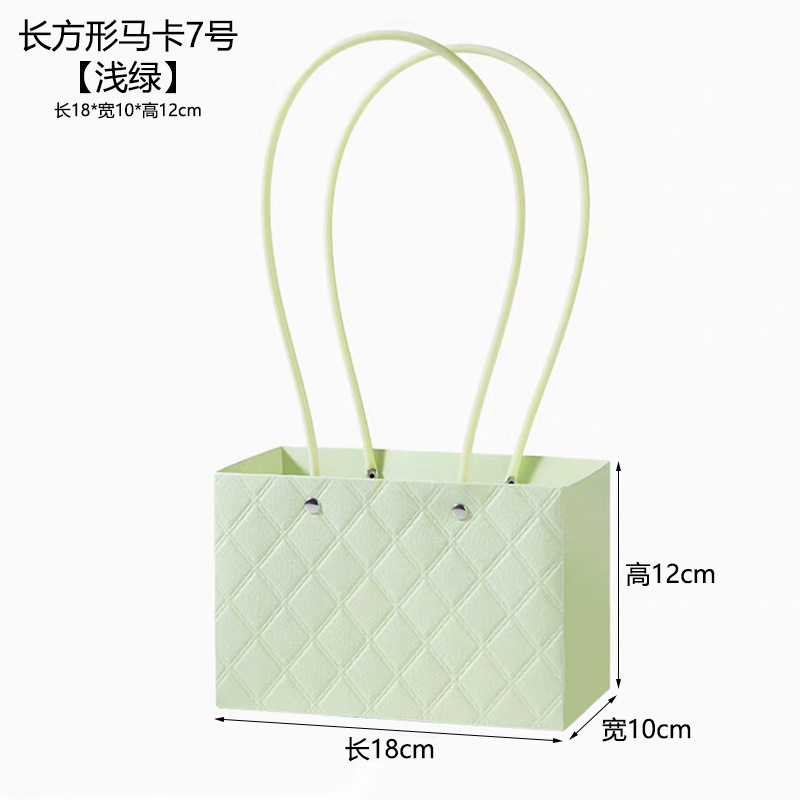 Macaron rectangular nº 7-verde claro