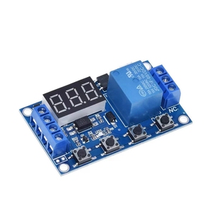 DC 12V 24V Dual MOS LED Digital Time Delay Relay Trigger Cycle Timer Delay Switch Circuit Board Timing Control Module fai da te