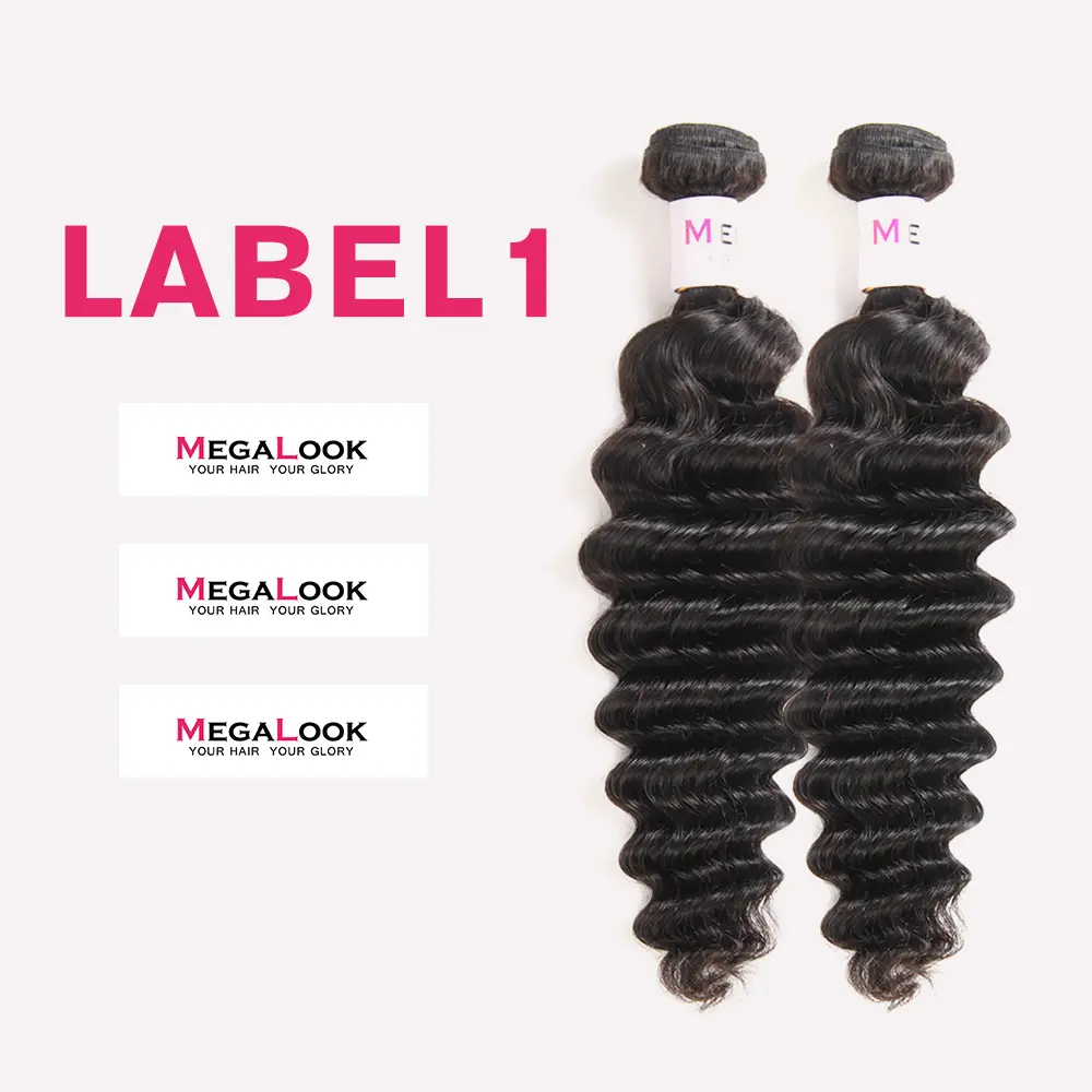 無料サンプル無料Desgin Your Label、Human Extension Private Pink/Bule Label Hair Packaging、Private Label Black Hair Products