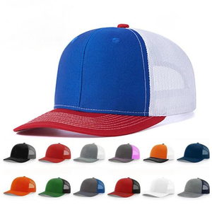AI-MICH hazır gemi boş Golf Mesh 5 Panel Truker kapaklar özel tasarımlar işlemeli Logo kamyon şoförü şapkaları - Product Image 5