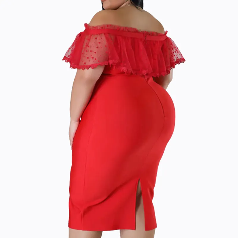 Custom All-Match Plus Size WomenS Dress, atacado gola alta solto e fino vestido muçulmano mulheres/