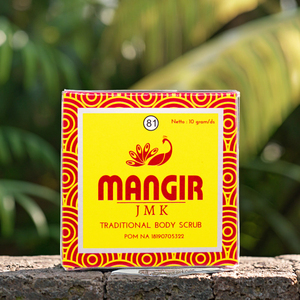 Xác thực jmk javanese công thức thảo dược mangir cơ thể chà nhẹ nhàng tẩy da chết với các thành phần truyền thống làm sáng da bán! - Product Image 5