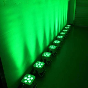 Yüksek kalite 6x18W RGBWAUV LED LED kablosuz pil Par ışık fabrika doğrudan Dj, disko, kulüp, sahne aydınlatma gerçekleştirmek - Product Image 4