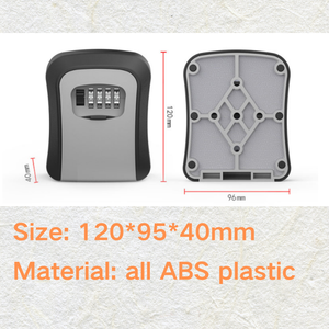 Cheap Plastic Wall <strong>Mounted</strong> 4 Digit Security Waterproof Combination Outside Key Lock Box <strong>Hide</strong> a Key Card - Product Image 4