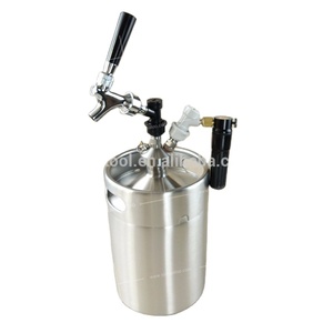 תסיסה co2 כדי ברז בירה מפני 2L 64oz מיני חבית רוטן הקשה dispenser