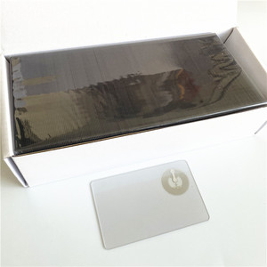 NFC N TAG 213 215 216 424 DNA High Quality PVC CR80 Printable Transparent Nfc Card With <strong>Micro</strong> <strong>Inlay</strong> Built In - Product Image 1