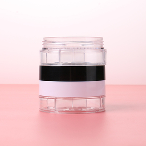 定制彩色<span class=keywords><strong>Diy</strong></span>现代气密容器散装粉末美容塑料紧凑型粉末盒
