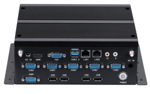 Negro Mini PC DDR3 4K 30Hz IPC6100 6th Anf 7th Gen Core I3 I5 I7 6 * Puerto COM RS232/RS422/RS485 para Wind 7/8/10 - Product Image 3