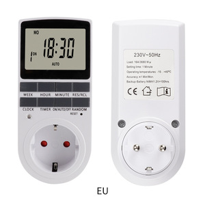 Grande display LCD digitale interruttore timer programmabile elettrico intelligente presa timer presa smart timer